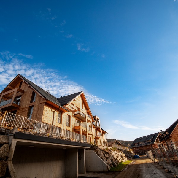 Aldrov resort, exteriér, apartmány v Krkonoších, ubytování. Pronájem apartmánů